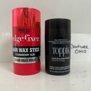 New Red by Kiss Edge Fixer hair wax stick,NEW Edge Tamer 2.47oz Strawberry açaí